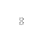 Charm Pandora Mini Símbolo Infinito Textura - Bijuvera