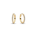 Pendientes Pandora de aro Mini Brillantes - Bijuvera