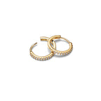 Pendientes Pandora de aro Mini Brillantes - Bijuvera