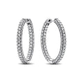 Pendientes Pandora de aro Timeless pavé - Bijuvera