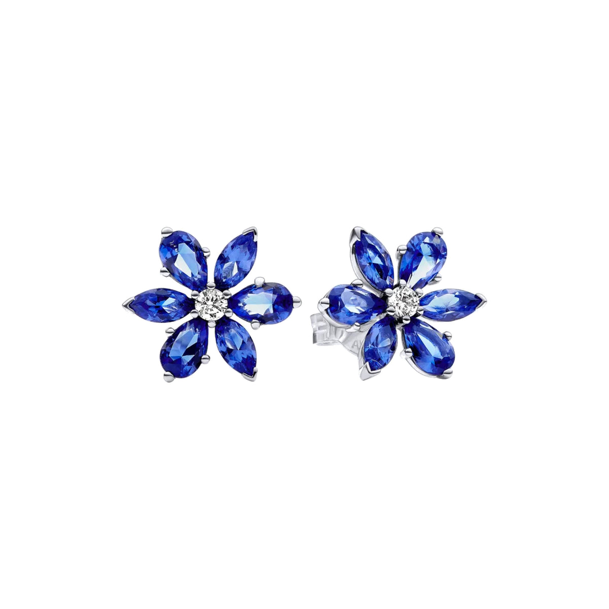 Pendientes Pandora herbario azul - Bijuvera