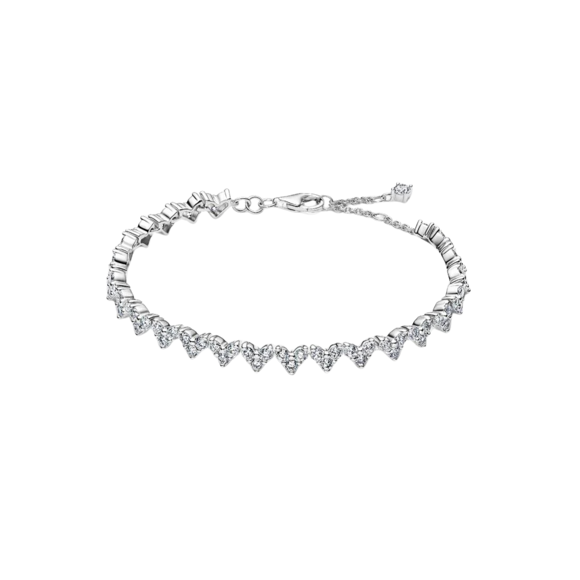 Pulsera Pandora Corazón Triple Gemas  - Bijuvera