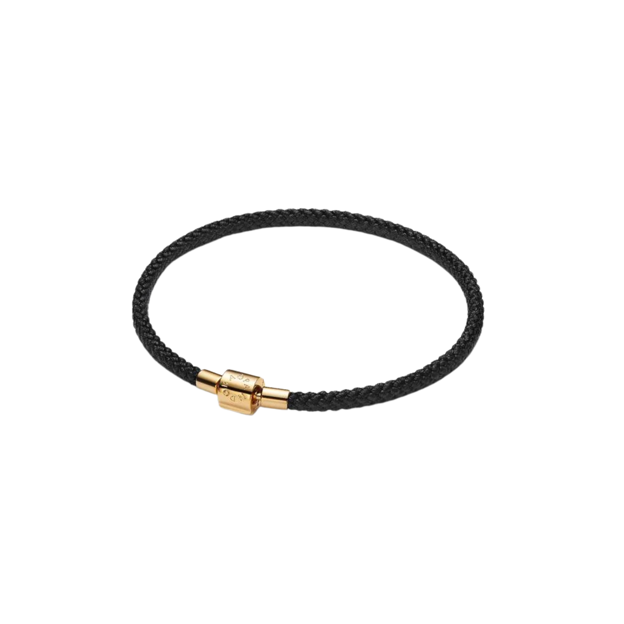 Pulsera Pandora Cordón Negro Radiante  - Bijuvera