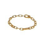 Bracelet Pandora Small Link Chains in Gold Color - Bijuvera