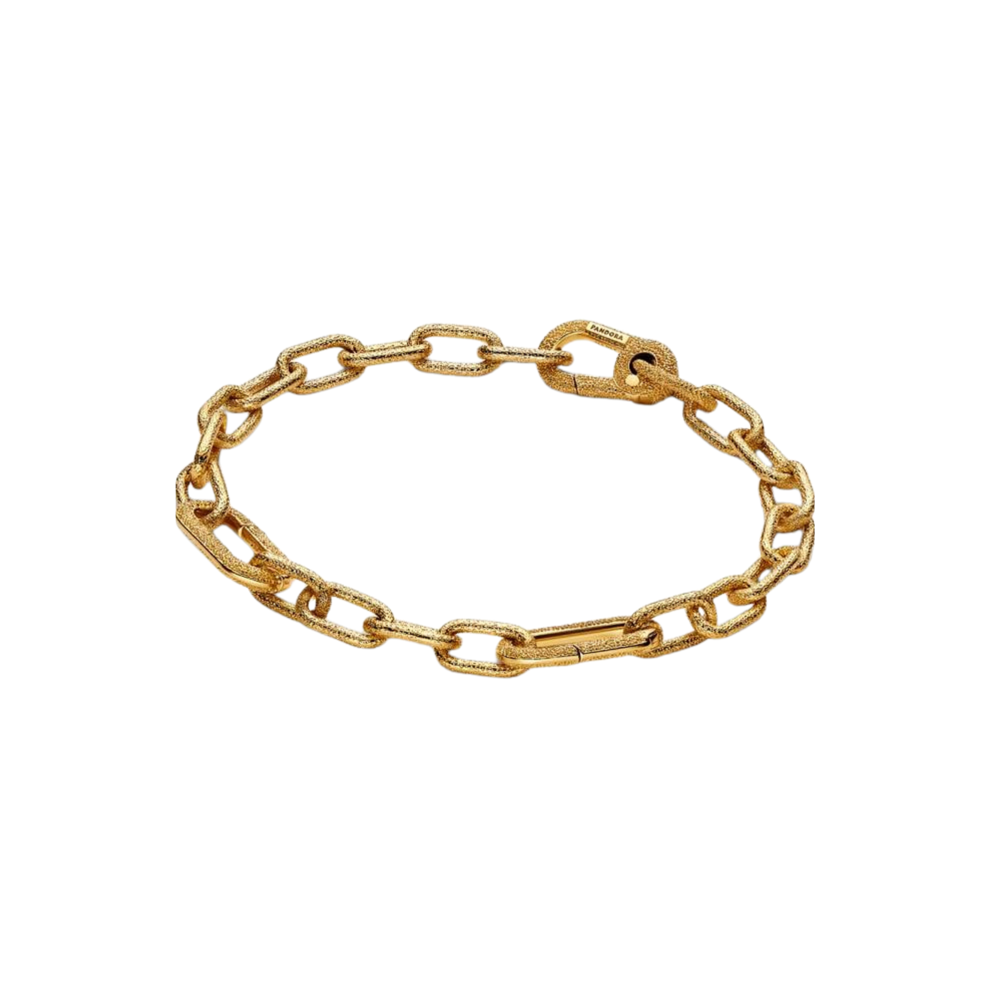 Pulsera Pandora Eslabones Link Pequeños en Color Oro - Bijuvera