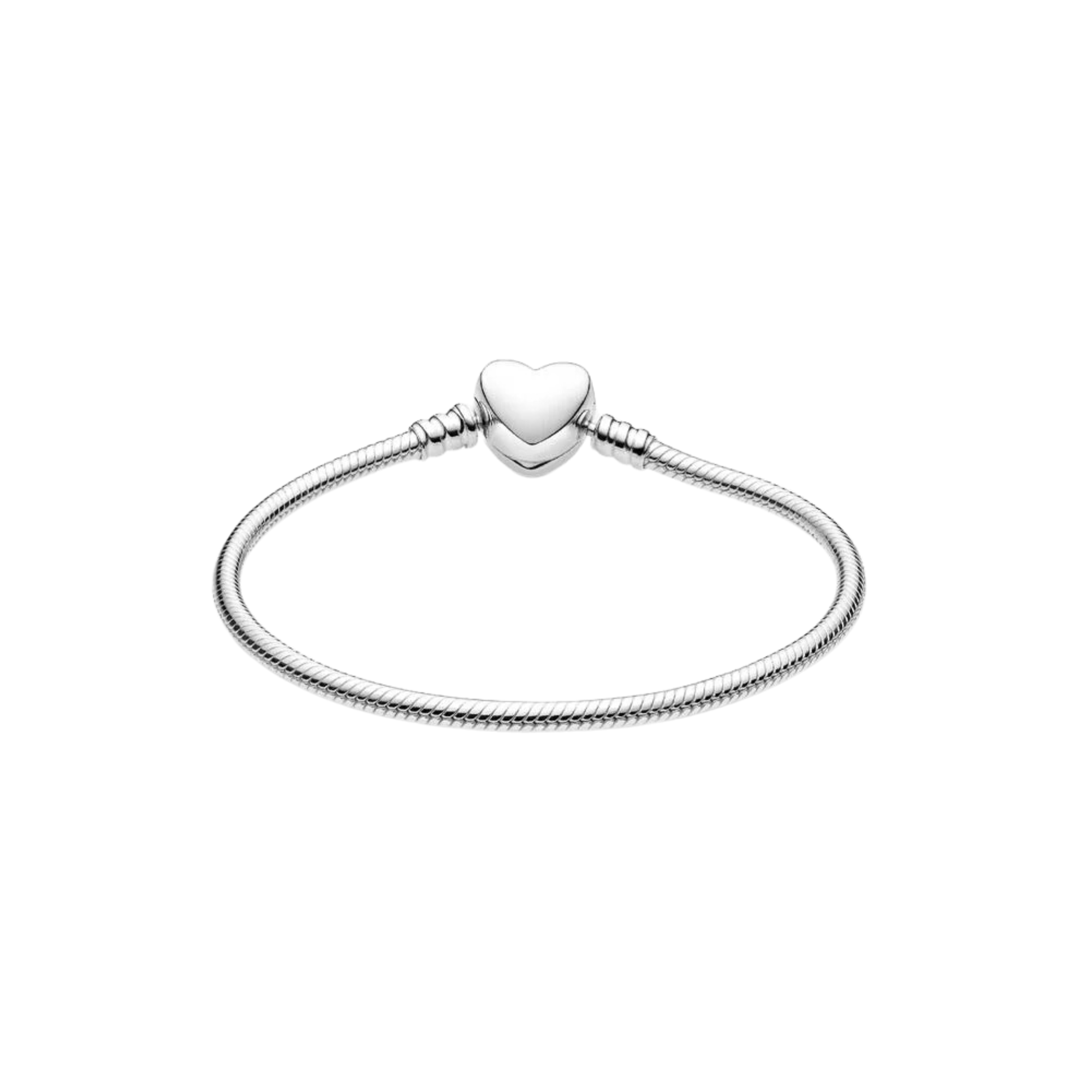 Pulsera Pandora Moments Diseño Cadena de Serpiente con cierre de Corazón  - Bijuvera