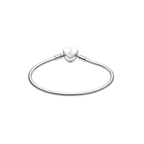 Pulsera Pandora Moments Diseño Cadena de Serpiente con cierre de Corazón  - Bijuvera