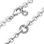 Pandora Armband Dikke Ketting Pavé Signature - Bijuvera