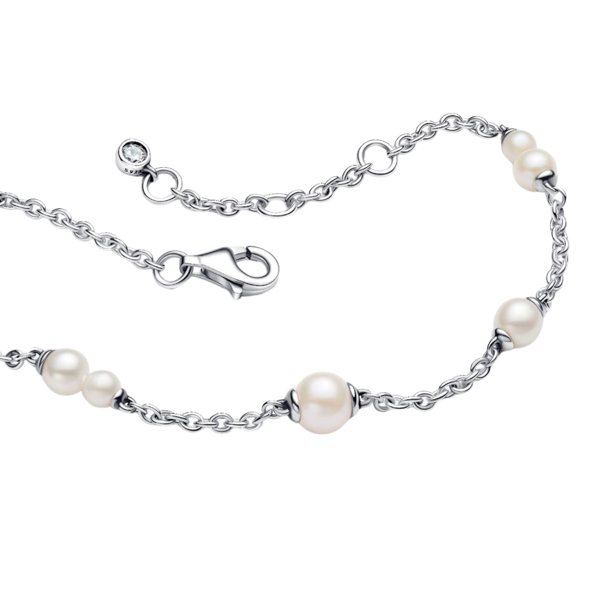 Pulsera Pandora Cadena Perlas Cultivadas de Agua Dulce - Bijuvera