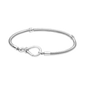 Pandora Slangenketting Oneindige Knoop Armband - Bijuvera