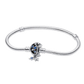 Pulsera Pandora Cadena de Serpiente con Cierre Luna Brillante - Bijuvera