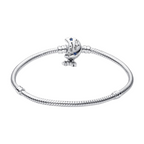 Pulsera Pandora Cadena de Serpiente con Cierre Luna Brillante - Bijuvera