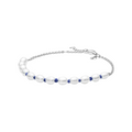 Bracelet Pandora Blue Cord With Freshwater Cultured Pearls - Bijuvera