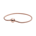 Bracelet Pandora Snake Chain Design from Pandora Moments in Rose Gold - Bijuvera