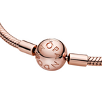 Bracelet Pandora Snake Chain Design from Pandora Moments in Rose Gold - Bijuvera