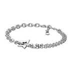 Bracelet Pandora Double Links Silver Shooting Star - Bijuvera