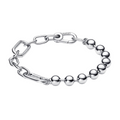 Bracciale Pandora Link e Perline Metalliche Pandora ME - Bijuvera