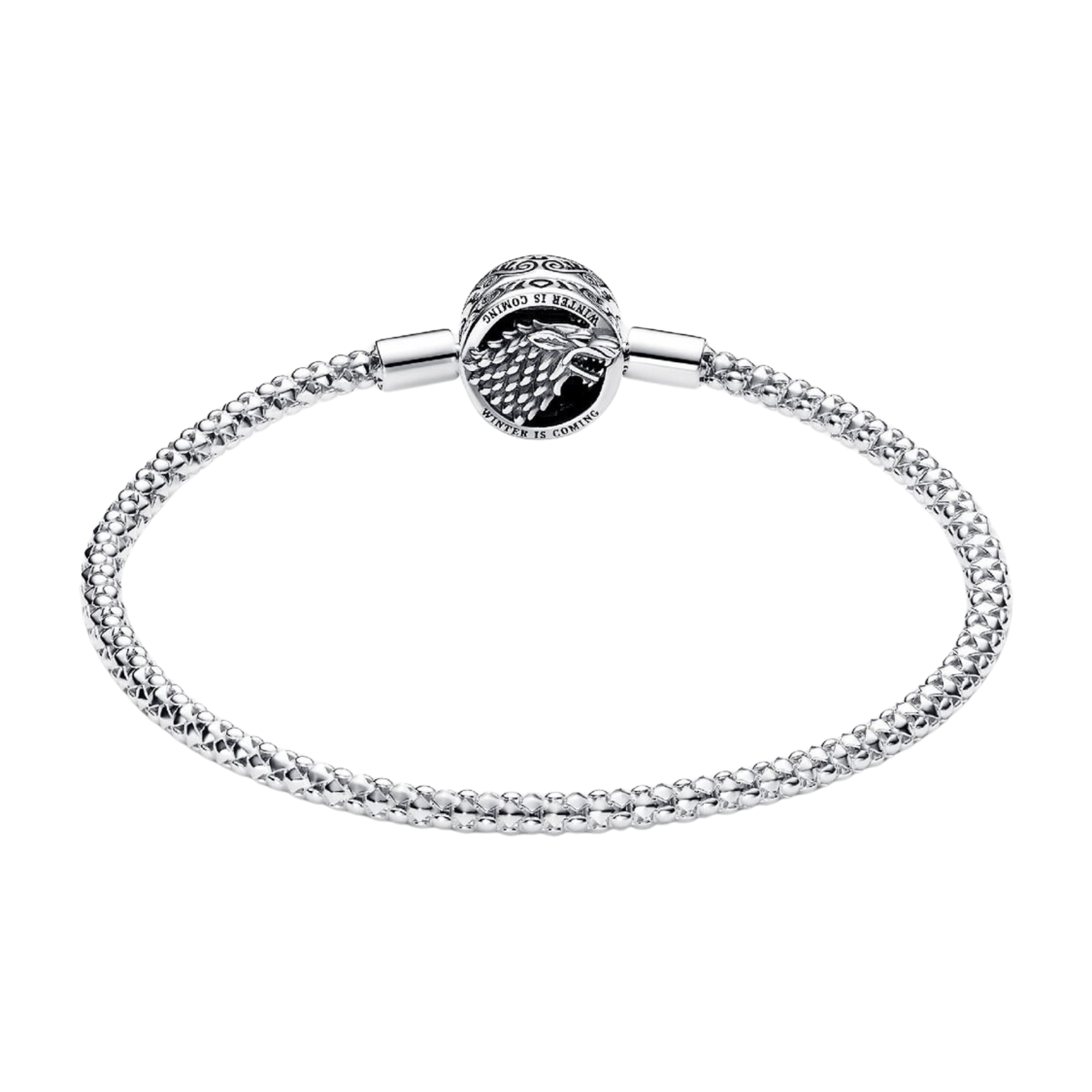Pulsera Pandora Moments Cadena con Tachuelas con Cierre Casa Sigil de Juego de Tronos - Bijuvera
