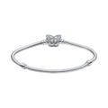 Pulsera Pandora Moments Cadena de Serpiente Cierre Mariposa - Bijuvera
