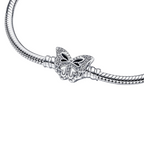 Pulsera Pandora Moments Cadena de Serpiente Cierre Mariposa - Bijuvera