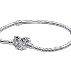 Pulsera Pandora Moments Cadena de Serpiente Cierre Mariposa - Bijuvera