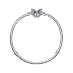 Pulsera Pandora Moments Cadena de Serpiente Cierre Mariposa - Bijuvera