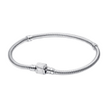 Pulsera Pandora Moments Cadena de Serpiente Cierre de Logo - Bijuvera