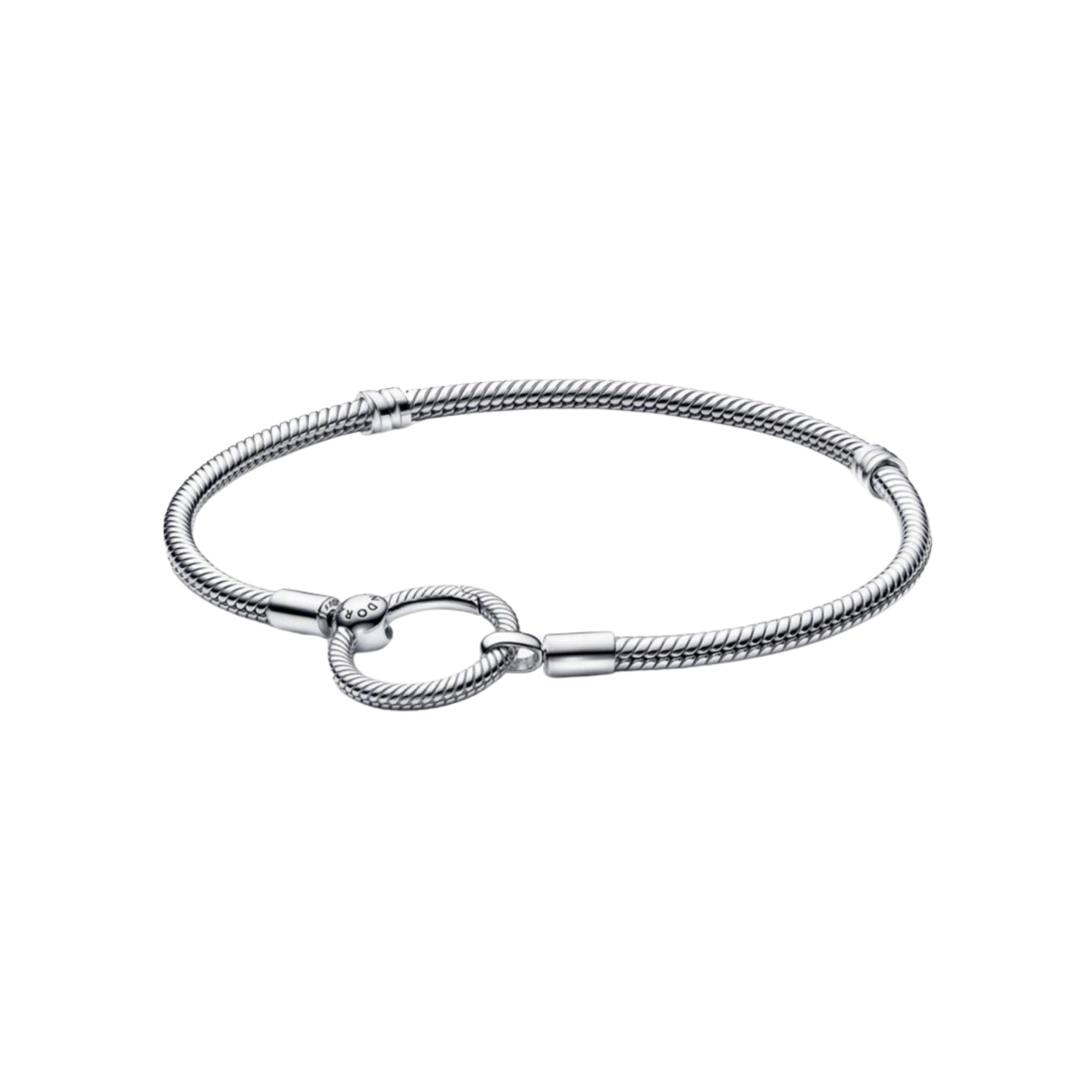 Pulsera Pandora Moments Cadena de Serpiente Cierre en O - Bijuvera