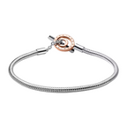 Pulsera Pandora Moments Cadena de Serpiente Cierre en T - Bijuvera