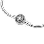 Pulsera Pandora Moments Cadena de Serpiente Halo - Bijuvera