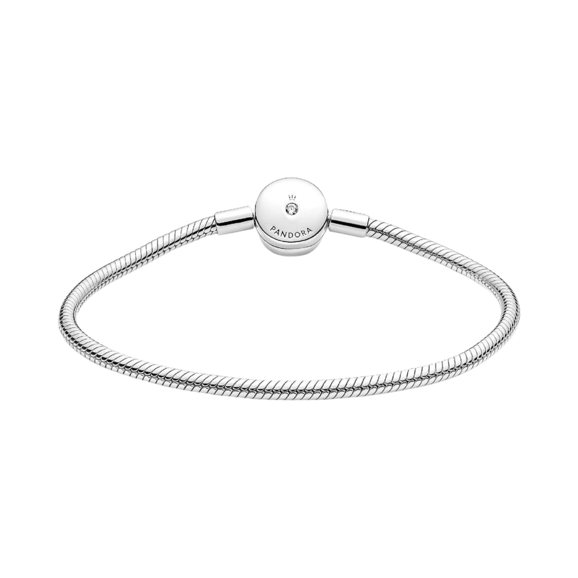Pulsera Pandora Moments Cadena de Serpiente Halo - Bijuvera