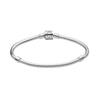 Pulsera Pandora Moments Cadena de Serpiente con Cierre de Barril - Bijuvera