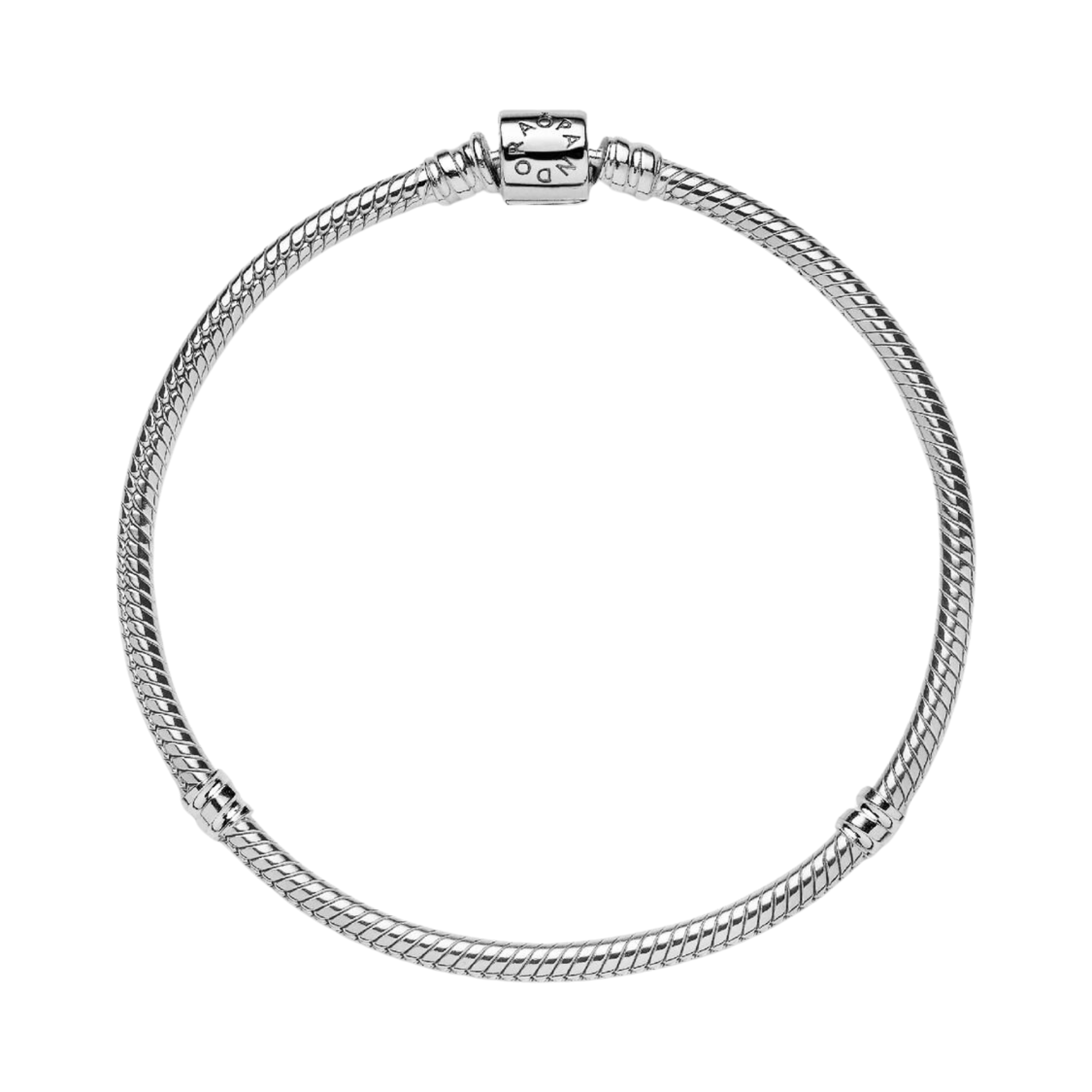 Pulsera Pandora Moments Cadena de Serpiente con Cierre de Barril - Bijuvera