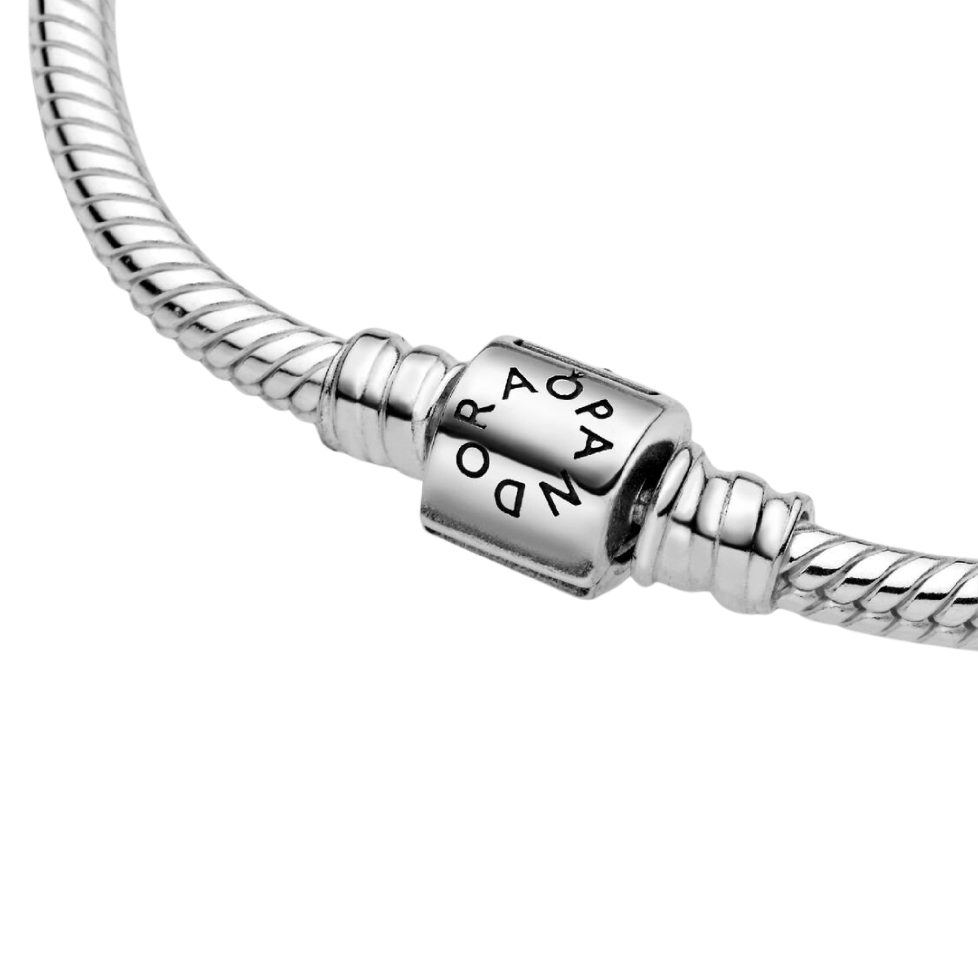 Pulsera Pandora Moments Cadena de Serpiente con Cierre de Barril - Bijuvera