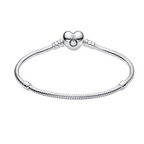 Pandora Moments Heart Clasp Snake Chain Bracelet - Bijuvera