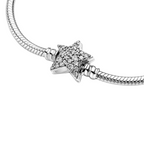 Bracciale Pandora Moments Catena a Serpente con Chiusura a Stella Asimmetrica - Bijuvera