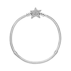 Bracciale Pandora Moments Catena a Serpente con Chiusura a Stella Asimmetrica - Bijuvera
