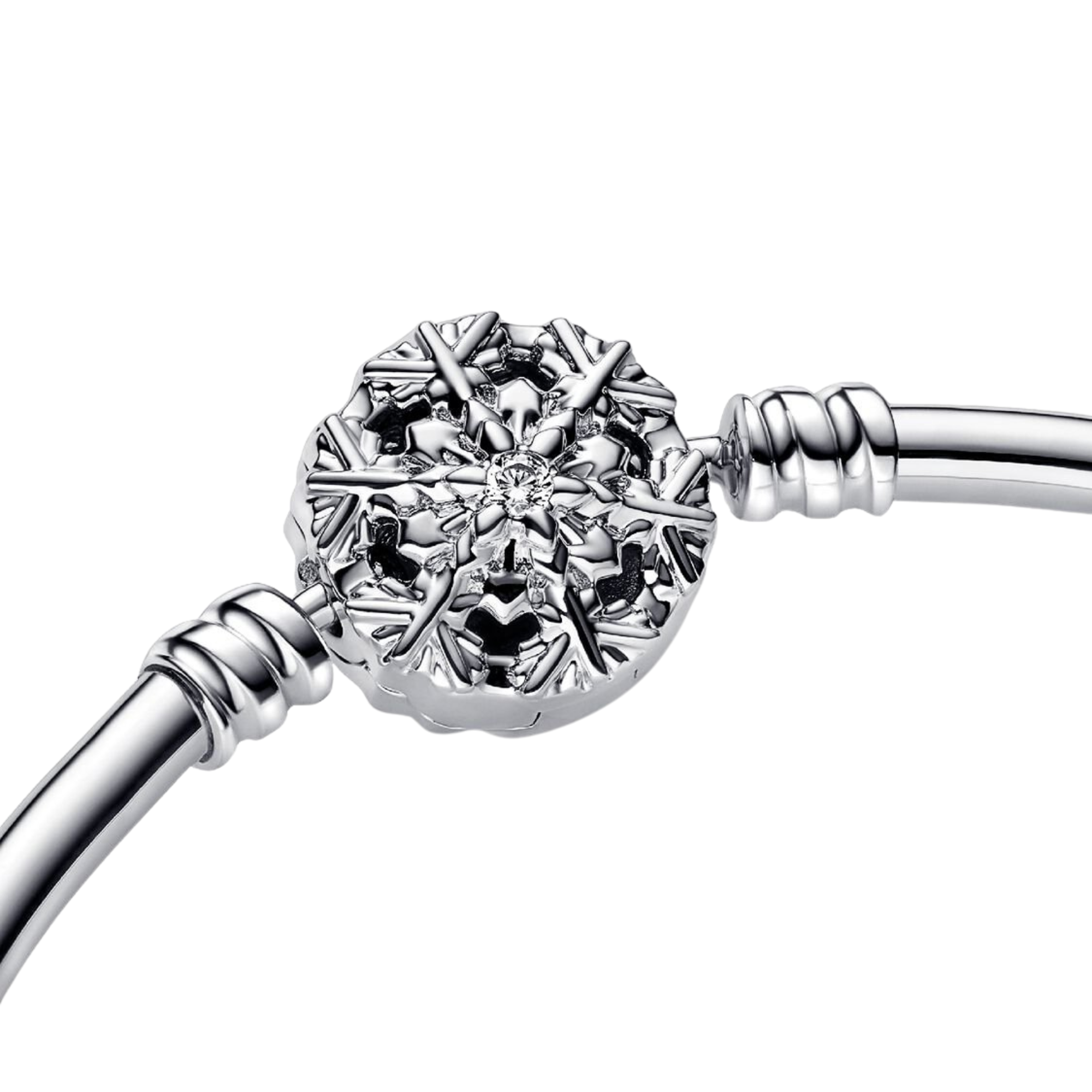 Pulsera Pandora Moments Pandora Copo de Nieve Brillante - Bijuvera