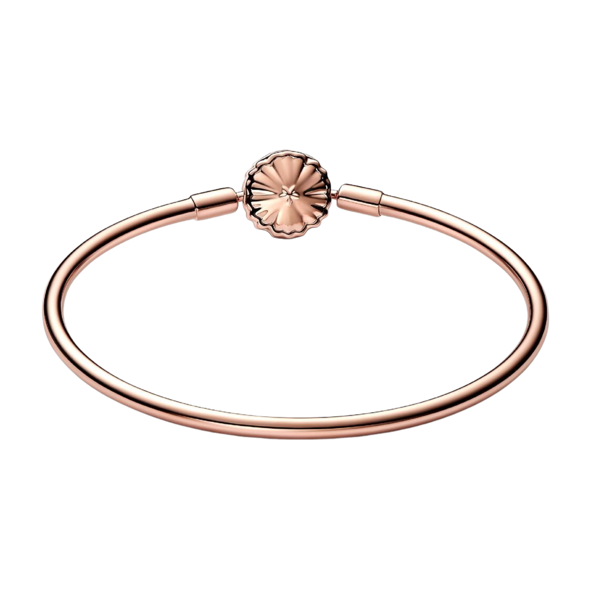 Bracelet Pandora Moments Pandora Flocon de Neige Brillant en Couleur Or Rose - Bijuvera