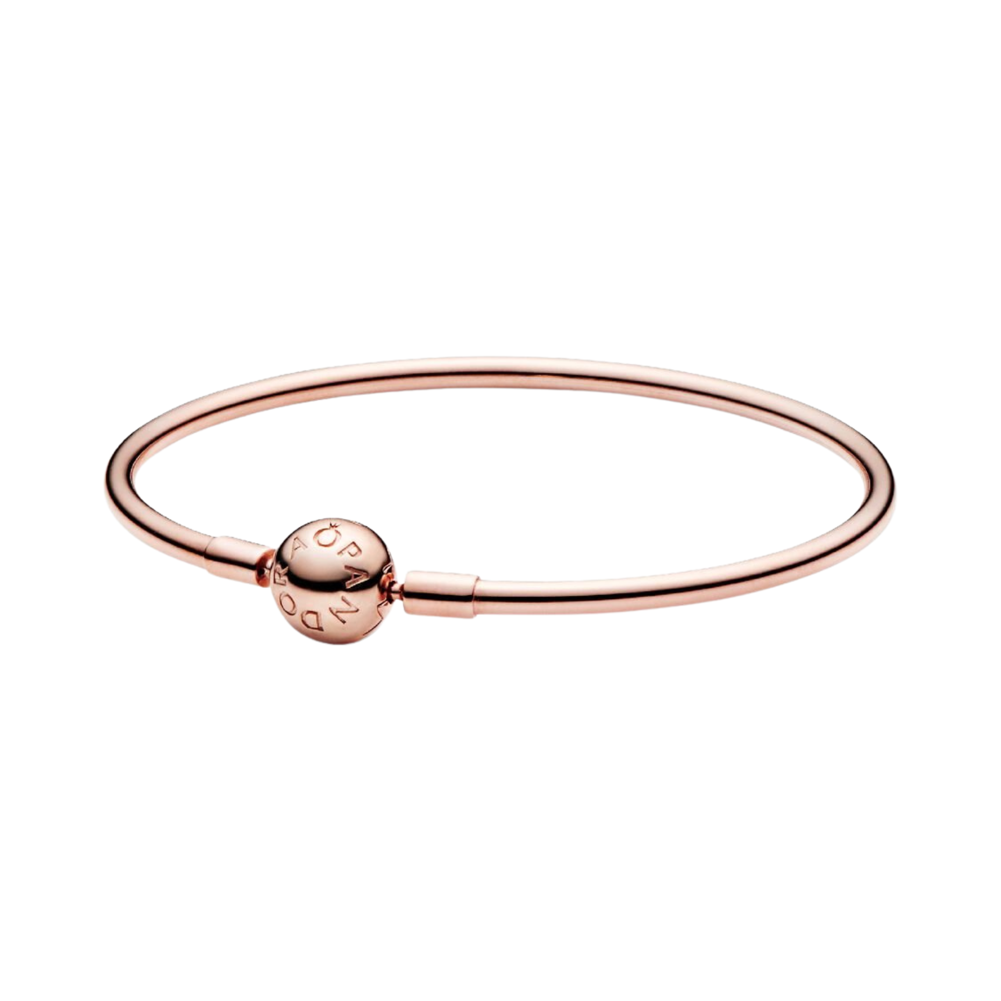 Pulsera Pandora Moments Rígida Color Oro Rosa  - Bijuvera