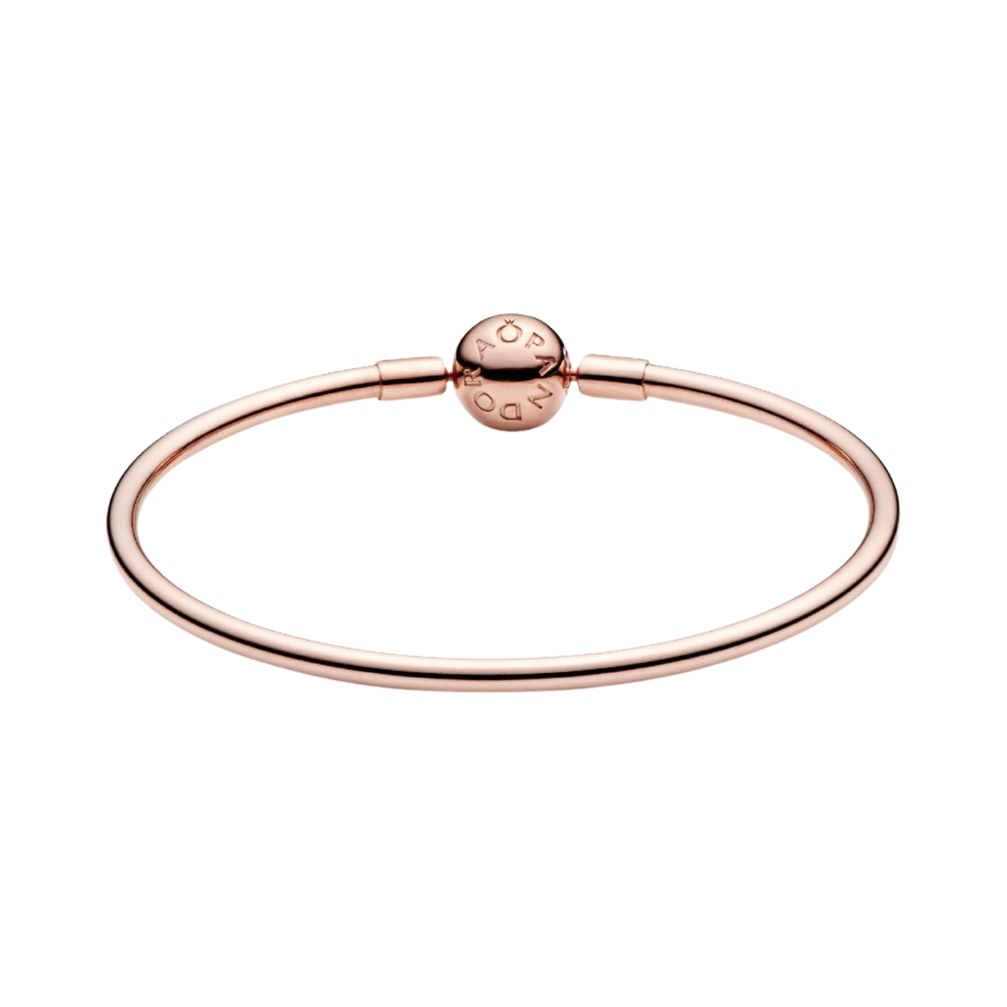 Pulsera Pandora Moments Rígida Color Oro Rosa  - Bijuvera