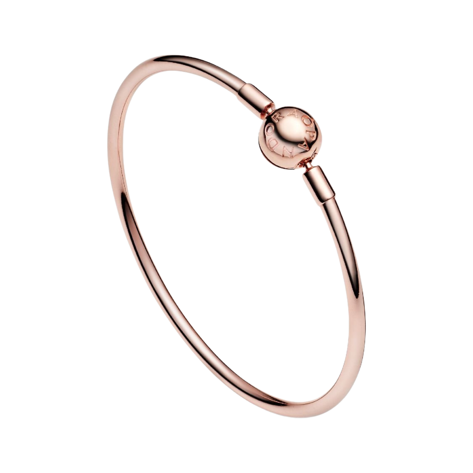 Pulsera Pandora Moments Rígida Color Oro Rosa  - Bijuvera