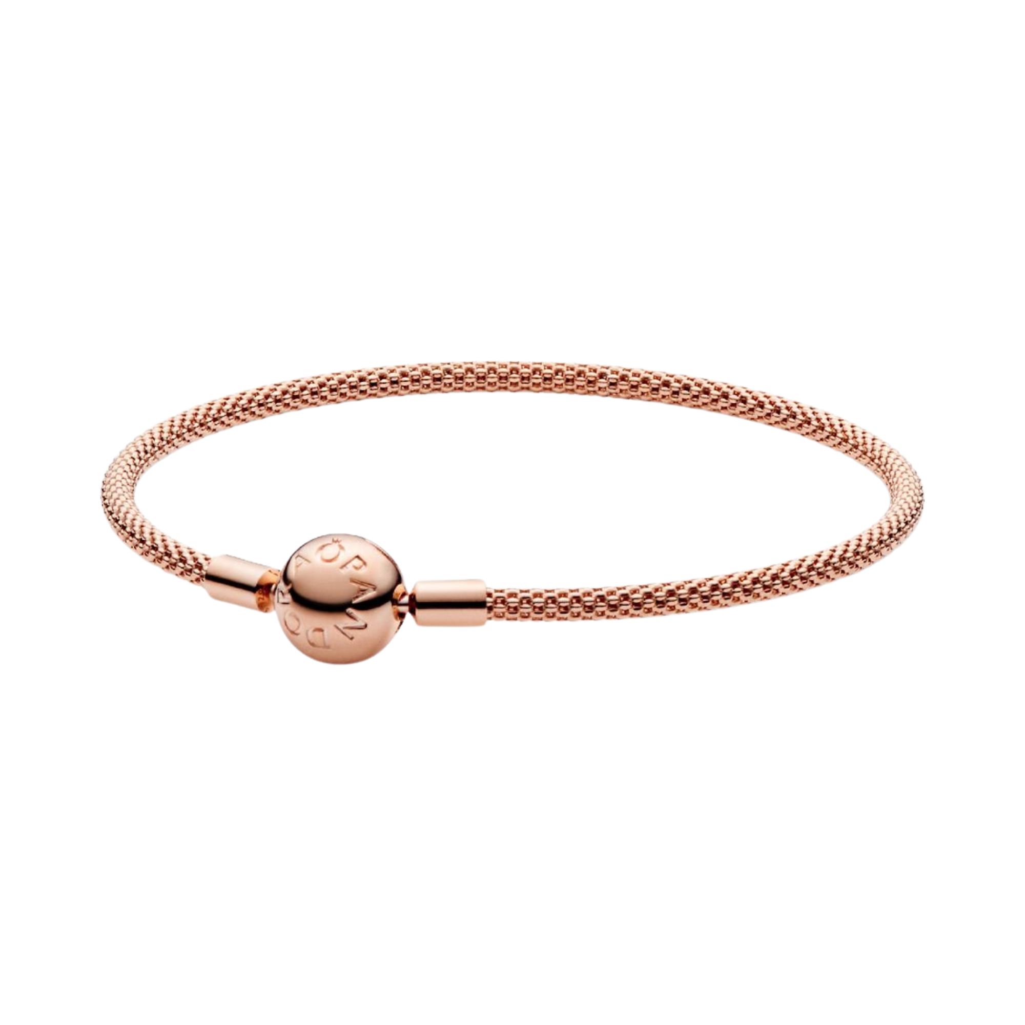 Pulsera Pandora Moments maya rígida Color Oro Rosa  - Bijuvera