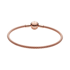 Pulsera Pandora Moments maya rígida Color Oro Rosa  - Bijuvera