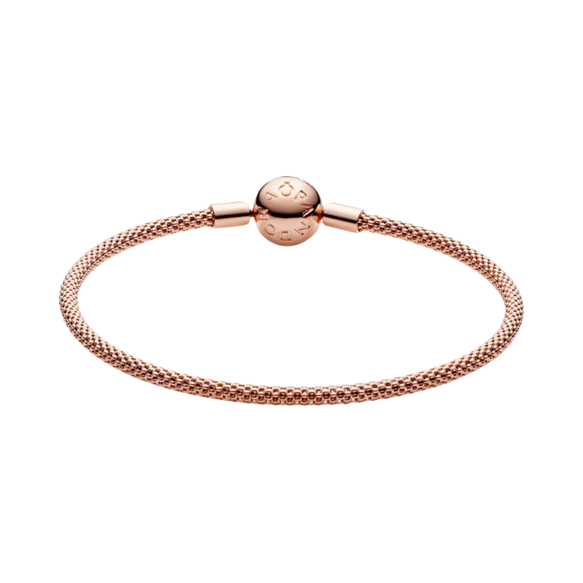 Pulsera Pandora Moments maya rígida Color Oro Rosa  - Bijuvera