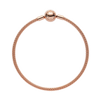 Pulsera Pandora Moments maya rígida Color Oro Rosa  - Bijuvera
