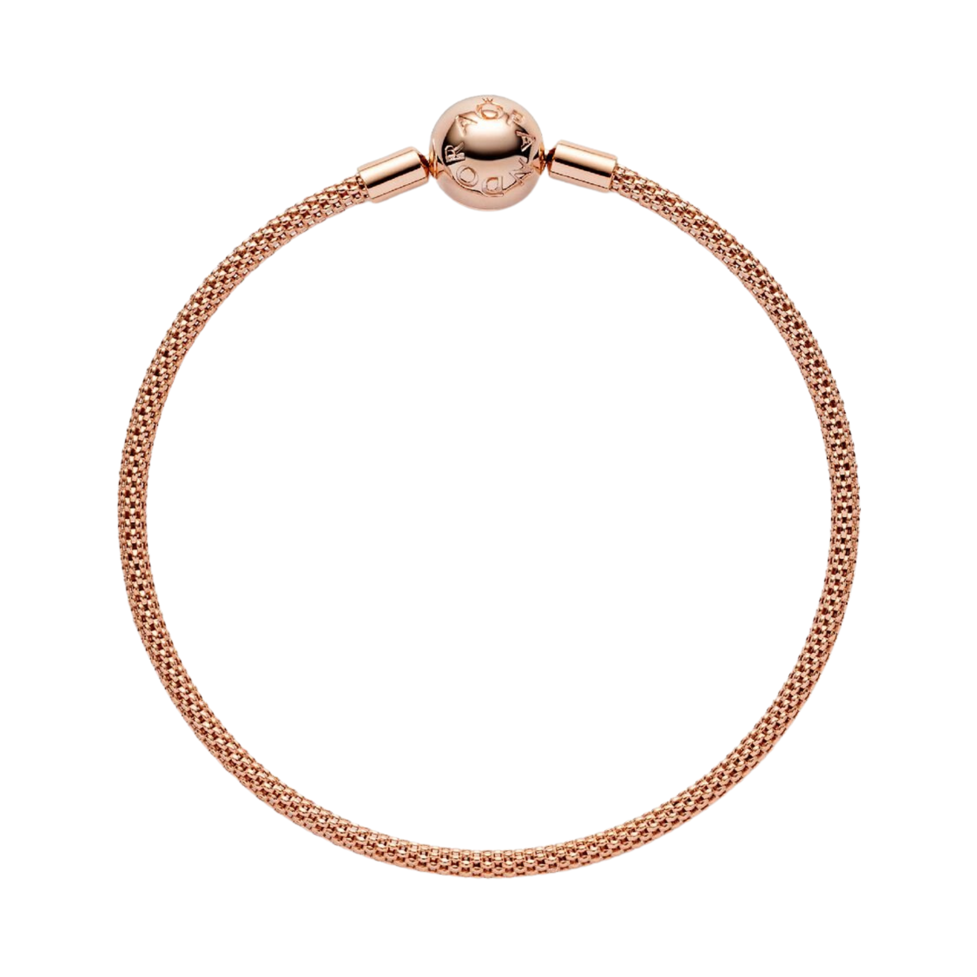 Pulsera Pandora Moments maya rígida Color Oro Rosa  - Bijuvera