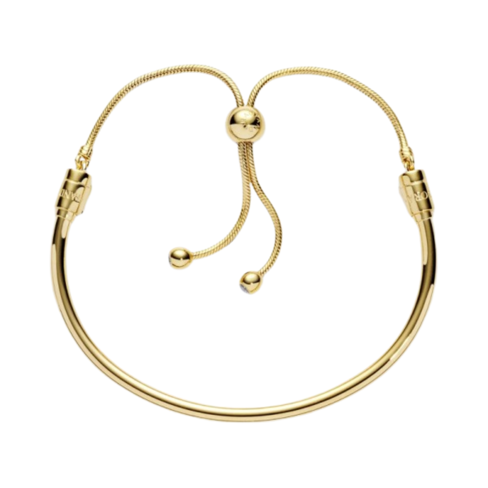 Pulsera Pandora Moments rígida cierre deslizante  - Bijuvera
