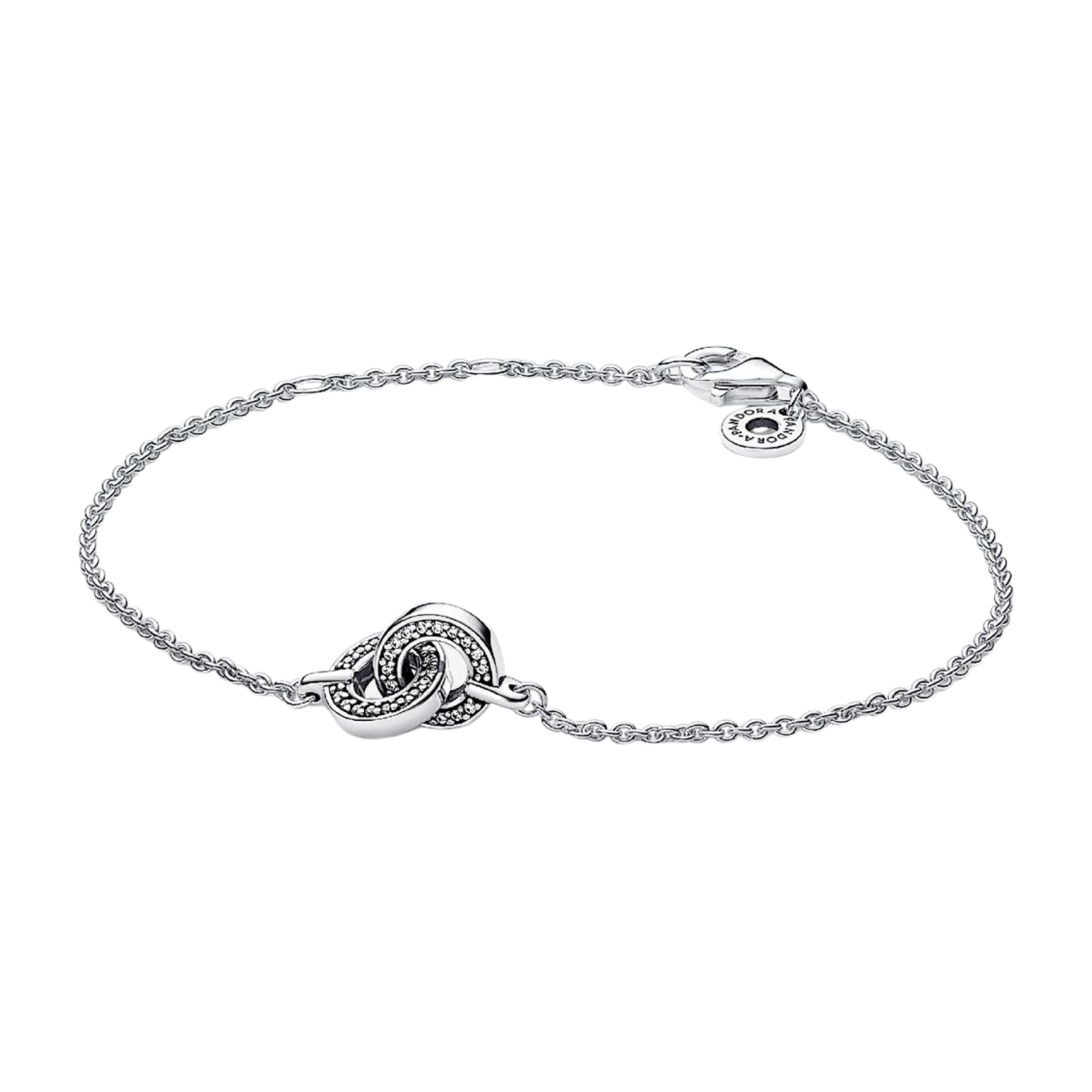 Bracciale Pandora Pavé Intrecciato Signature - Bijuvera