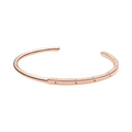 Pandora Rigid Bracelet Pandora Signature I-D Open Rose Gold Color - Bijuvera